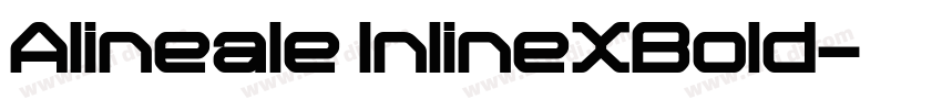 Alineale InlineXBold字体转换